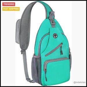 Men's Crossbody Sling Bag Travel Hiking Daypack Lightweight Adjustable Strap